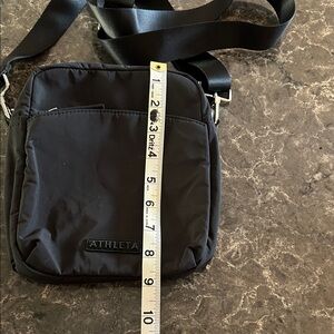 Athleta Black Messenger Bag